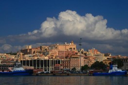 Blick auf Cagliari