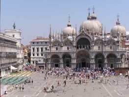 Der Markusplatz in Venedig