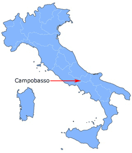Lage von Campobasso
