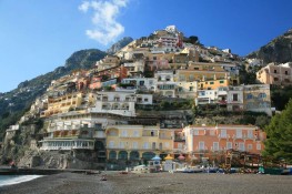 Positano an der Amalfiküste Positano an der Amalfiküste