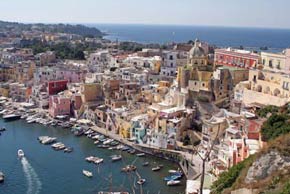 Blick über Procida