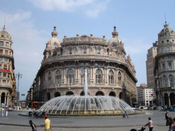 Piazza de Ferrari in Genua