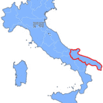 Die Region Apulien in Italien