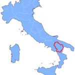 Die Region Basilikata in Italien