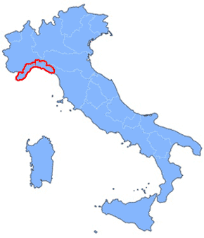 Die Region Ligurien