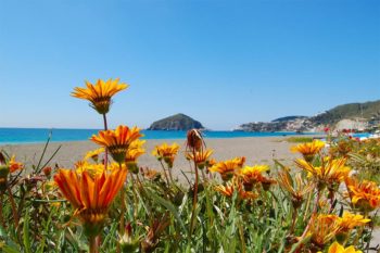 Der Maronti-Strand auf Ischia