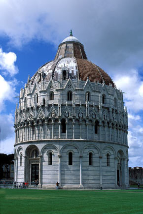 Das Baptisterium in Pisa