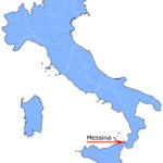 Messina auf der italienischen Insel Sizilien